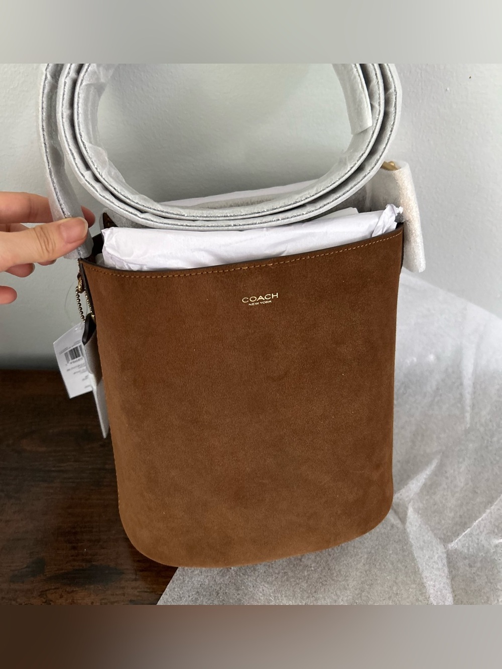 Coach Bleecker Small Leather Bucket Bag 21